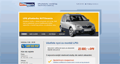 Desktop Screenshot of lpg-montaz.cz