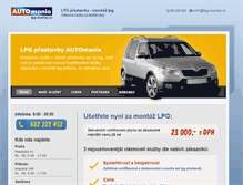 Tablet Screenshot of lpg-montaz.cz